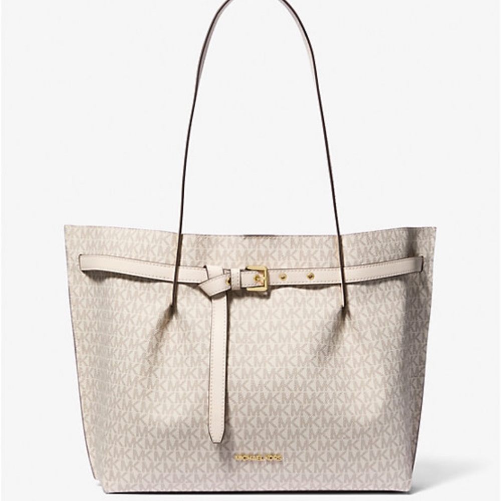 Michael Kors Emilia Large Logo Tote Bag 
COLOR LT CRM MULTI
NWT - Picture 14 of 16